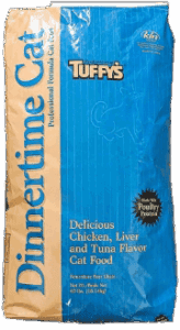 Tuffy Dinnertime cat food bag