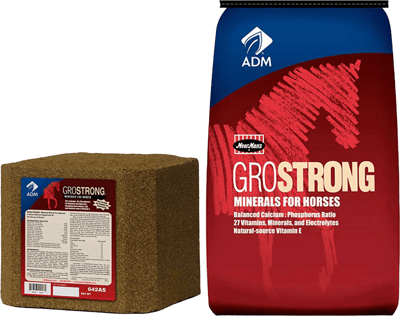 GroStrong horse mineral products